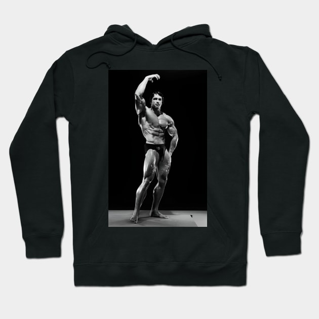 Arnold Schwarzenegger Gym Motivational Hoodie by Fit-Flex